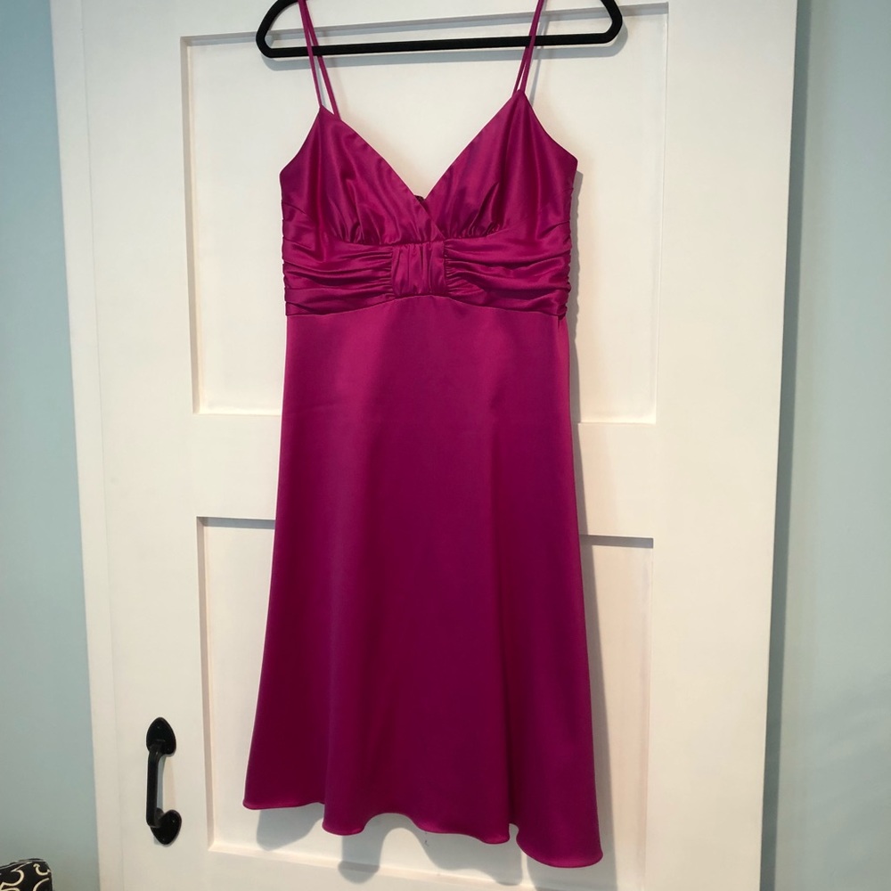 Hot Pink Sleeveless Dress